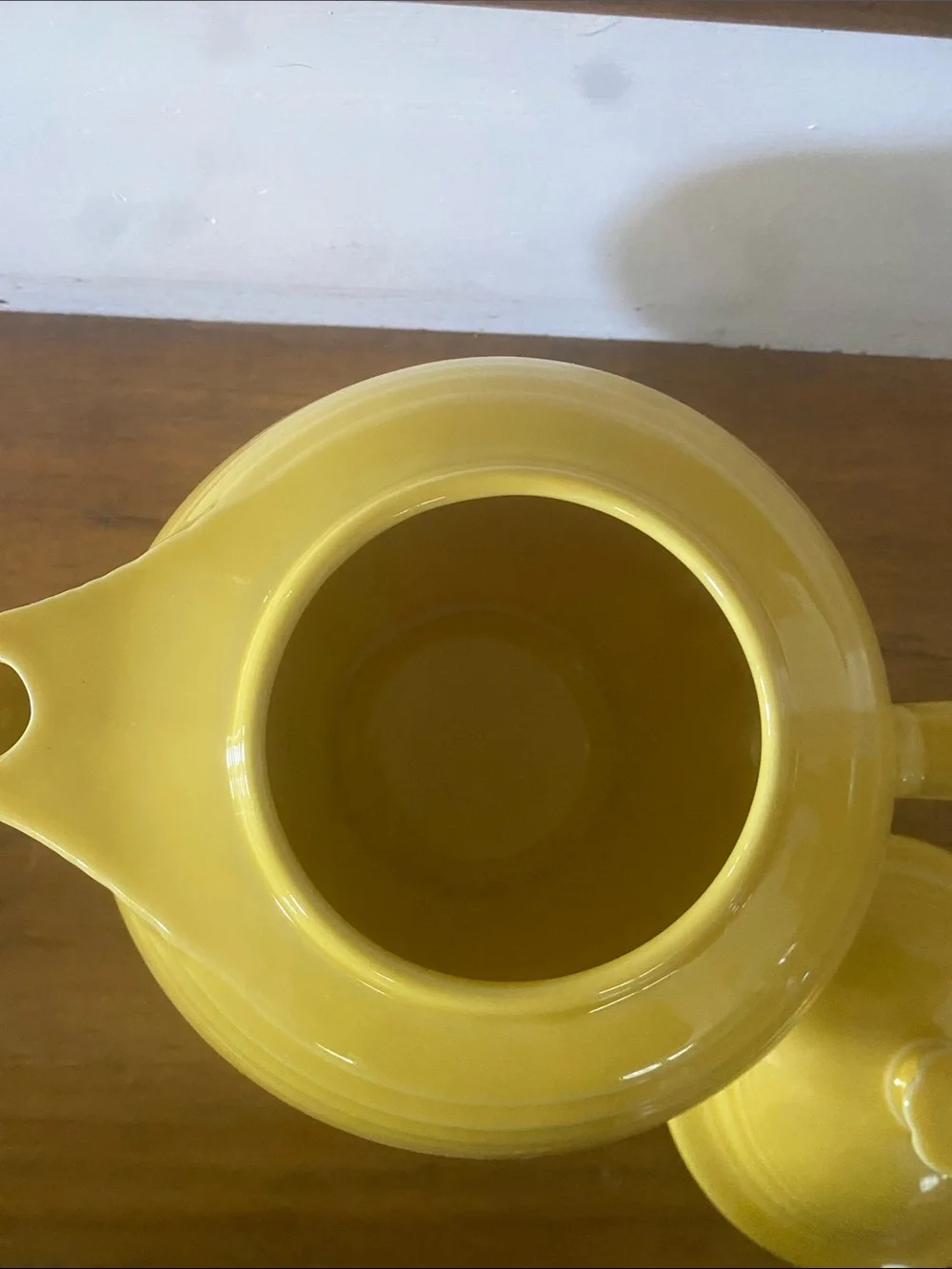 N/A fiestaware teapot
